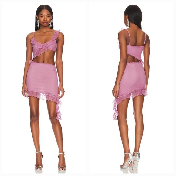 More to Come Dresses & Skirts - MORE TO COME Payton Ruffle Dress in Pink
